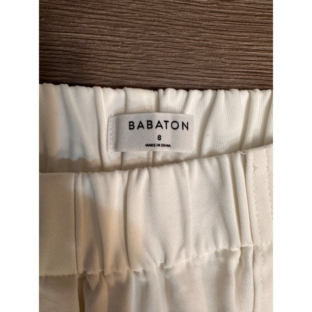 Aritzia Babaton Titan Pants Cream 8 - Picture 3 of 11